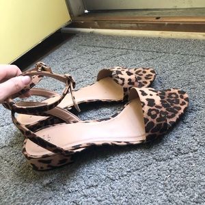 Cheetah sandals from Target